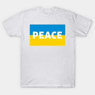 Ukrainian flag - peace T-Shirt